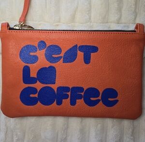 Clare V. Leather Clutch With Tabs